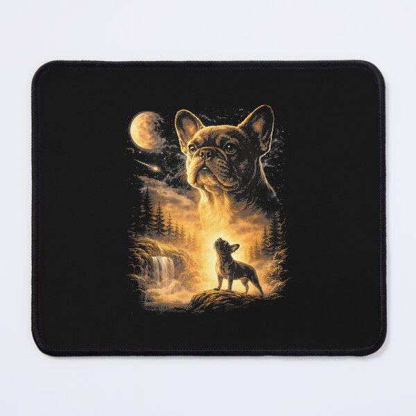 Item preview, French Bulldog Howling To The Moon Meme 90S Animal Graphic T designed and sold by vivavu1984.