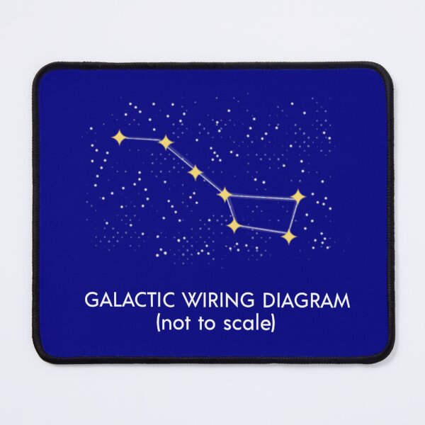 Item preview, Galactic Wiring Diagram | NTS | Electrical Engineering | Science | Humor designed and sold by geetasadashivan.