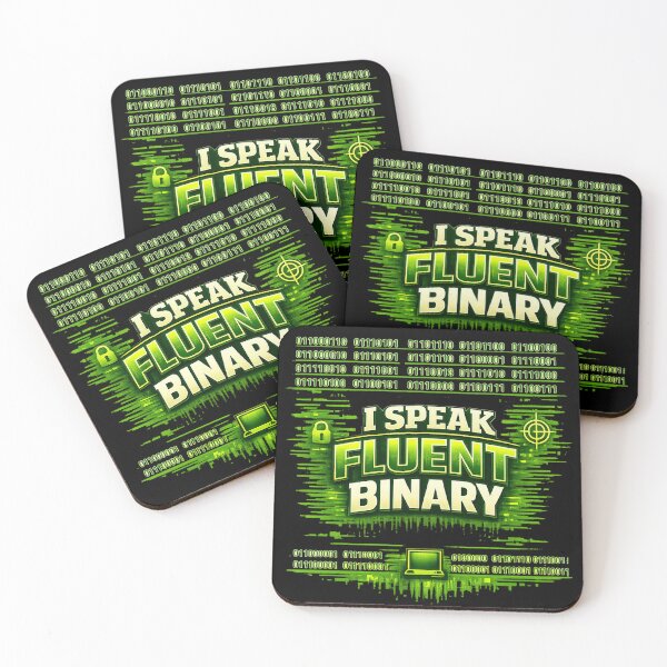 Item preview, I Speak Fluent Binary designed and sold by M4K3RB0T.