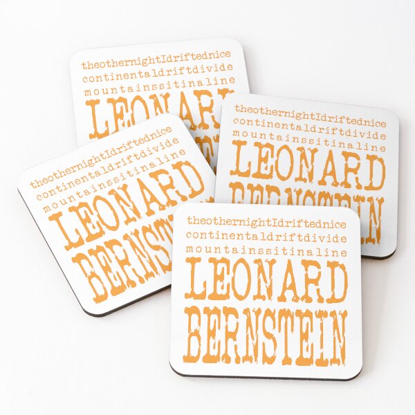 Item preview, Iconic line from REM's "It's the End Of The World As We Kn..LEONARD BERNSTEIN designed and sold by Ex-Supermodel.