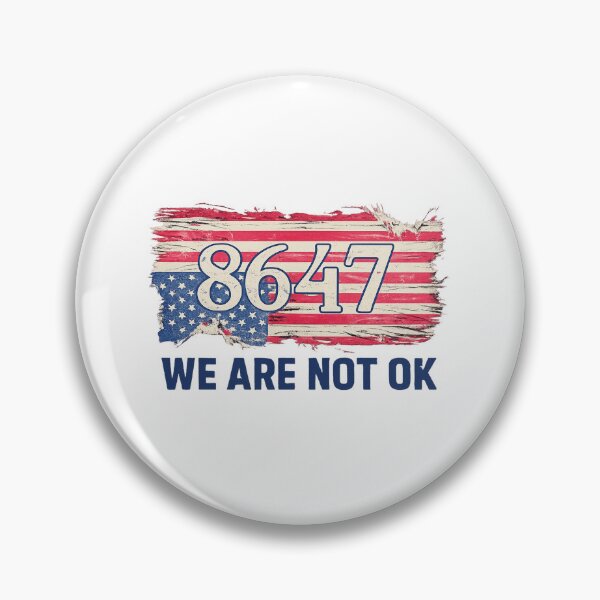 Item preview, 8647 We Are Not Ok Trump designed and sold by MutzelArts.