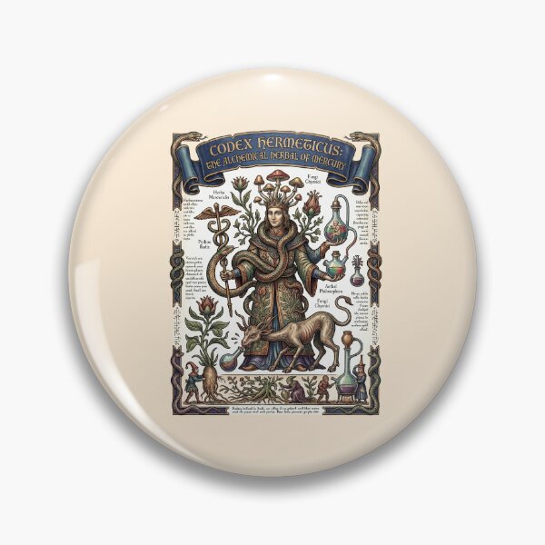 Item preview, Alchemist Brewing Potions Codex Herbaricus Illustration designed and sold by TeeARTHY.