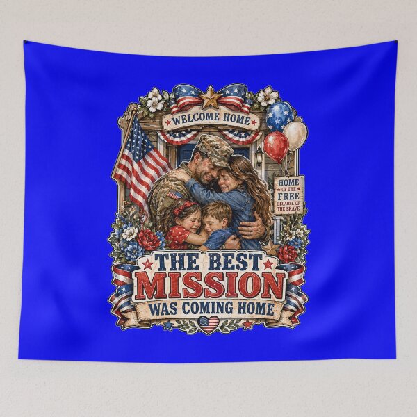 Item preview, Veterans Of All Wars Design The Best Mission Was Coming Home designed and sold by fantasticdesign.