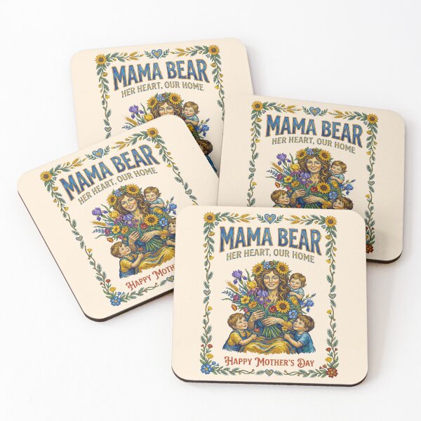Item preview, Mother Hugging Children Sunflower Field Mama Bear designed and sold by TeeARTHY.