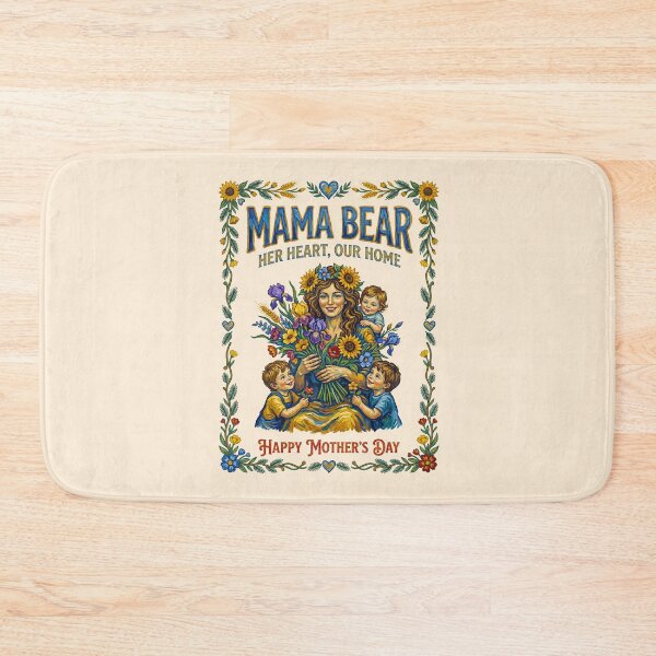 Item preview, Mother Hugging Children Sunflower Field Mama Bear designed and sold by TeeARTHY.