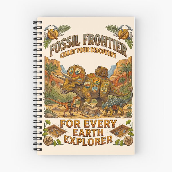 Item preview, Triceratops Carrying Supplies Fossil Frontier Explorer designed and sold by TeeARTHY.