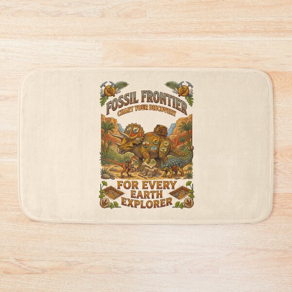 Item preview, Triceratops Carrying Supplies Fossil Frontier Explorer designed and sold by TeeARTHY.