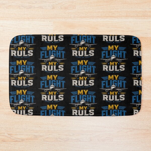 Item preview, My Flight My Rules – Aviation Quote Design designed and sold by Combat Skies.