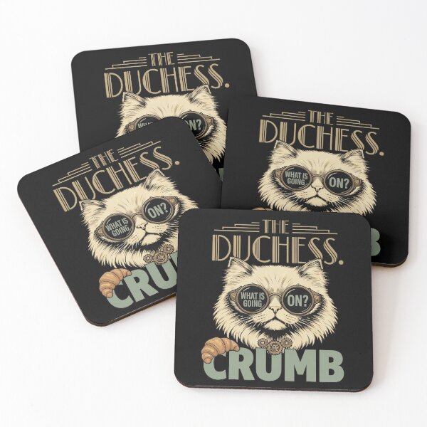 Item preview, The Duchess Crumb - What Is Going On Retro Cat Style designed and sold by Majnon8bp.