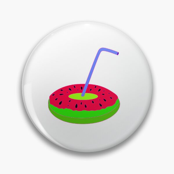 Item preview, Cute Watermelon Summer Donut  designed and sold by Momotopia.
