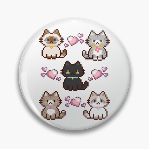 Item preview, Pixel cats designed and sold by ValsCrazyCats.
