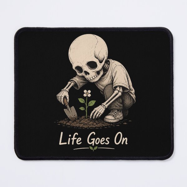 Item preview, Still Growing Skull T-Shirt | Life Goes On Quote | Dark Aesthetic Sad But Strong Design | Deep Meaning Motivational Tee designed and sold by LOLKart.