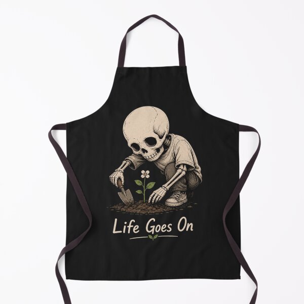 Item preview, Still Growing Skull T-Shirt | Life Goes On Quote | Dark Aesthetic Sad But Strong Design | Deep Meaning Motivational Tee designed and sold by LOLKart.
