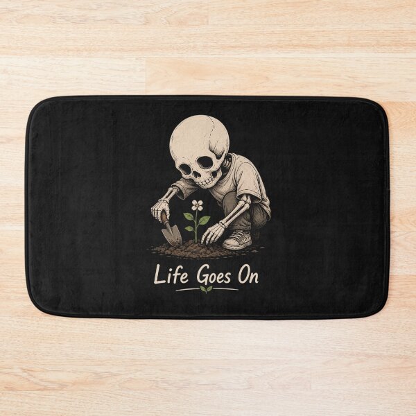 Item preview, Still Growing Skull T-Shirt | Life Goes On Quote | Dark Aesthetic Sad But Strong Design | Deep Meaning Motivational Tee designed and sold by LOLKart.