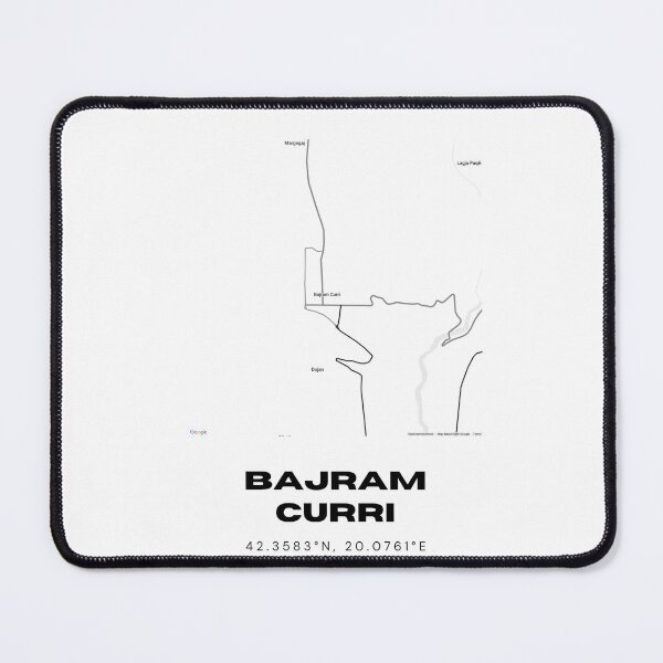 Item preview, Bajram Curri Albania Map Print | Minimalist City Map Art | Coordinates Wall Decor designed and sold by RM-Journey.