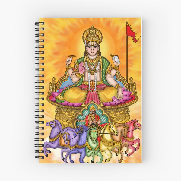 Item preview, Lord Surya Divine Artwork – Hindu Sun God Radiant Illustration designed and sold by Harshit_Digital_Arts.