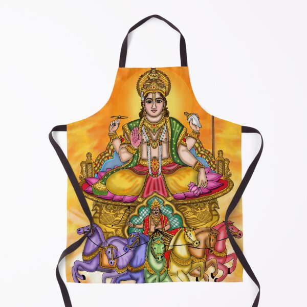 Item preview, Lord Surya Divine Artwork – Hindu Sun God Radiant Illustration designed and sold by Harshit_Digital_Arts.