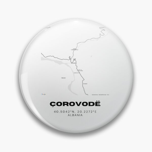 Item preview, Çorovodë Albania Map Print | Minimalist City Map Art | Travel Gift designed and sold by RM-Journey.