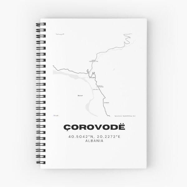 Item preview, Çorovodë Albania Map Print | Minimalist City Map Art | Travel Gift designed and sold by RM-Journey.