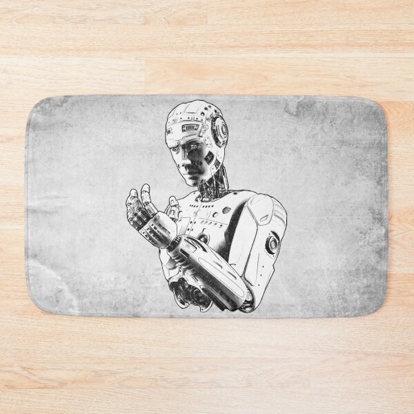 Item preview, Self-Aware Android Dark Sci-Fi Robot Portrait designed and sold by Ghoul Enterprises.