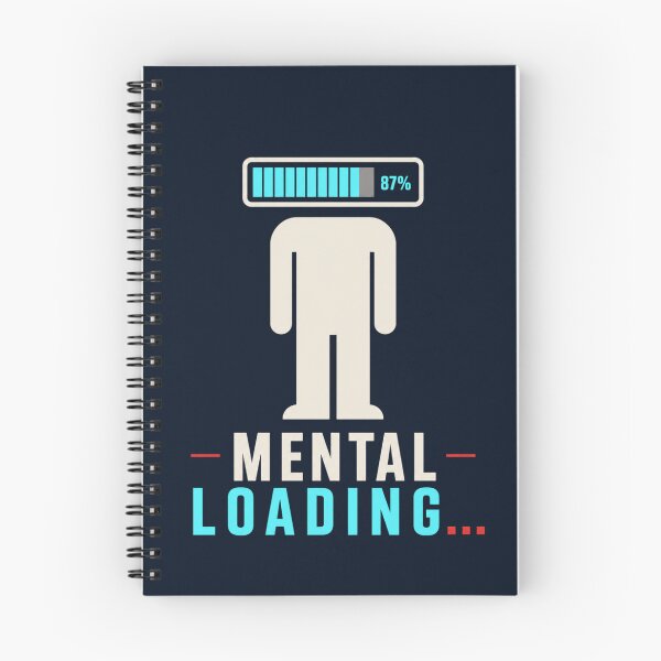 Item preview, Mental Loading Minimal Tech Humor Design designed and sold by Creative_Canvas.