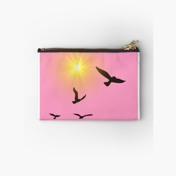 Item preview, Peaceful Flight in pink sky  designed and sold by AzusaLou.