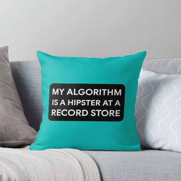 Item preview, My Algorithm Is A Hipster At A Record Store designed and sold by Analog Threads & Goods.