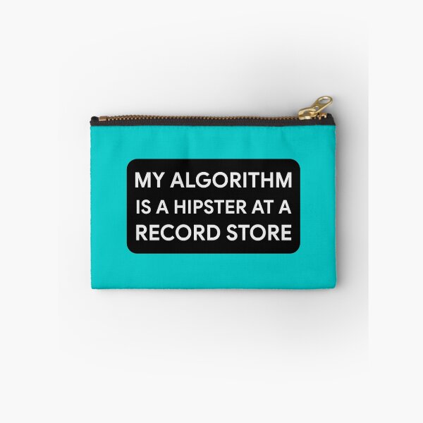 Item preview, My Algorithm Is A Hipster At A Record Store designed and sold by Analog Threads & Goods.