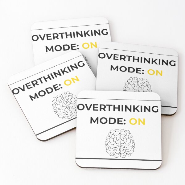 Item preview, Overthinking Mode On Funny Introvert Anxiety Humor Design designed and sold by LowBatteryStudio ⭐.