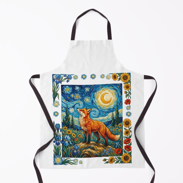 Item preview, Fox Watching Celestial Moon Sunflower designed and sold by TeeARTHY.