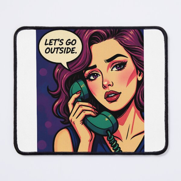 Item preview, Moody Pop Art Girl – Retro Comic Aesthetic, Dark Feminine Mood designed and sold by SabraDD.