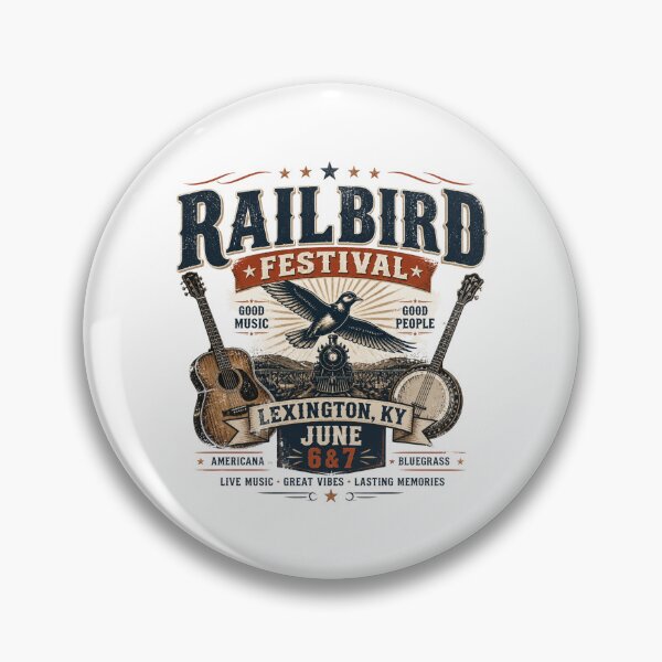 Item preview, Railbird Festival June – Music Celebration Design designed and sold by Combat Skies.