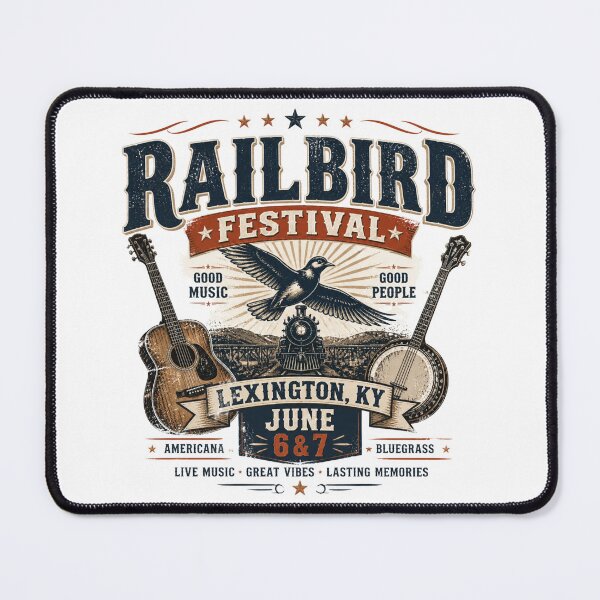 Item preview, Railbird Festival June – Music Celebration Design designed and sold by Combat Skies.