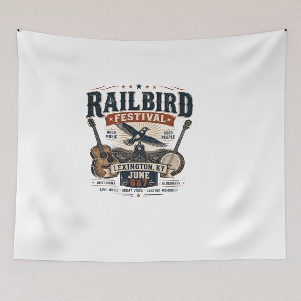 Item preview, Railbird Festival June – Music Celebration Design designed and sold by Combat Skies.