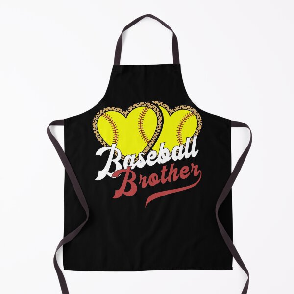 Item preview, Softball Brother Leopard Heart Design designed and sold by KIROSALS.
