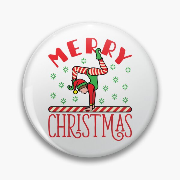 Item preview, Gymnastics Christmas Gymnast Elf on Beam designed and sold by jaygo.