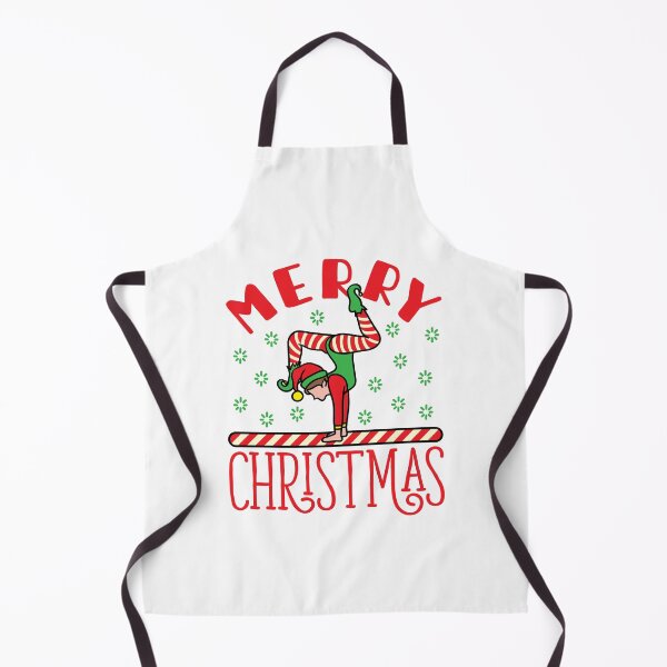 Item preview, Gymnastics Christmas Gymnast Elf on Beam designed and sold by jaygo.
