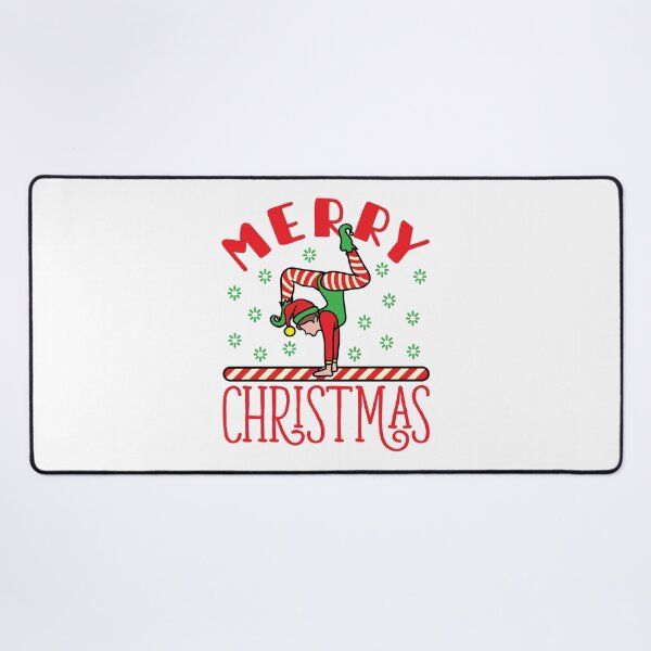Item preview, Gymnastics Christmas Gymnast Elf on Beam designed and sold by jaygo.