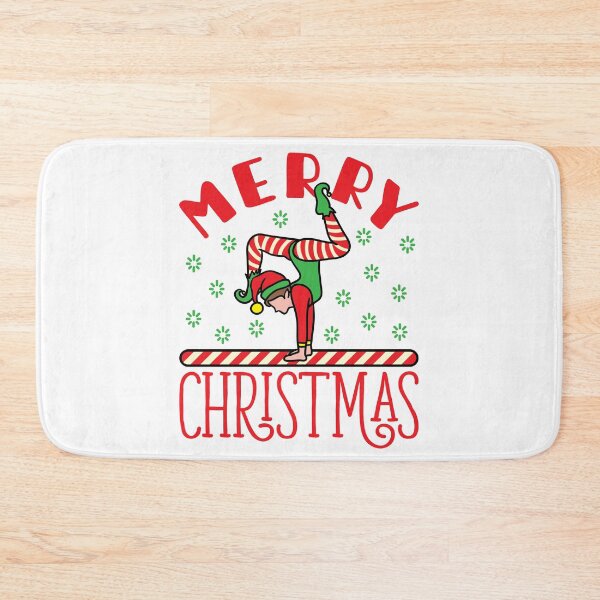 Item preview, Gymnastics Christmas Gymnast Elf on Beam designed and sold by jaygo.