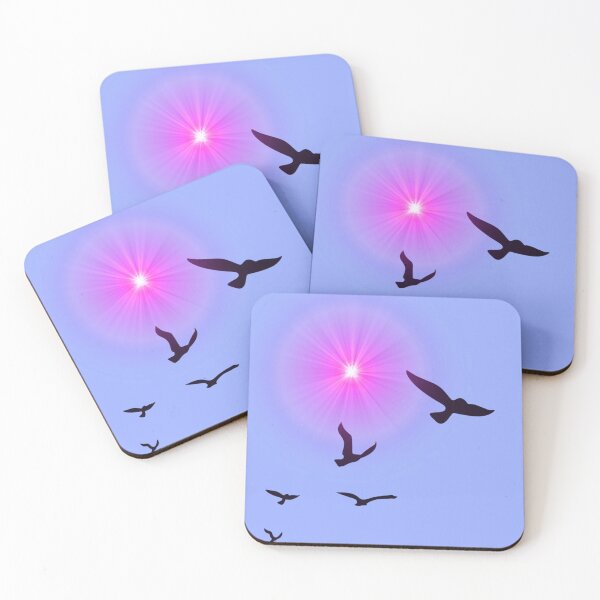 Item preview, Peaceful Flight in purple sky  designed and sold by AzusaLou.