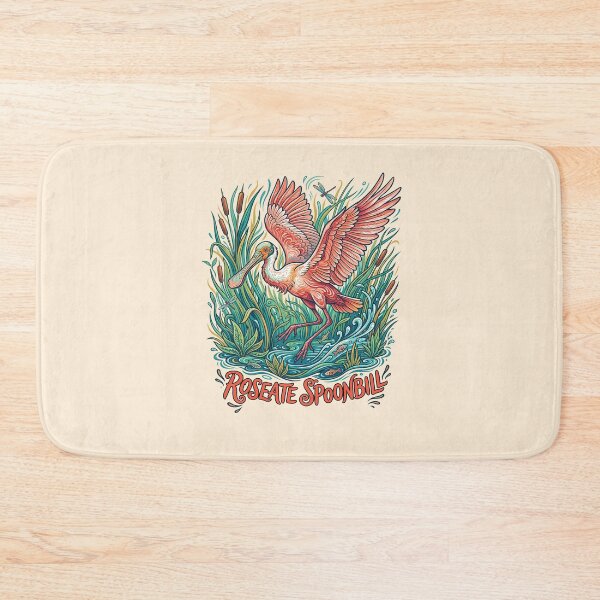 Item preview, Roseate Spoonbill Standing in Florida Wetlands designed and sold by TeeARTHY.
