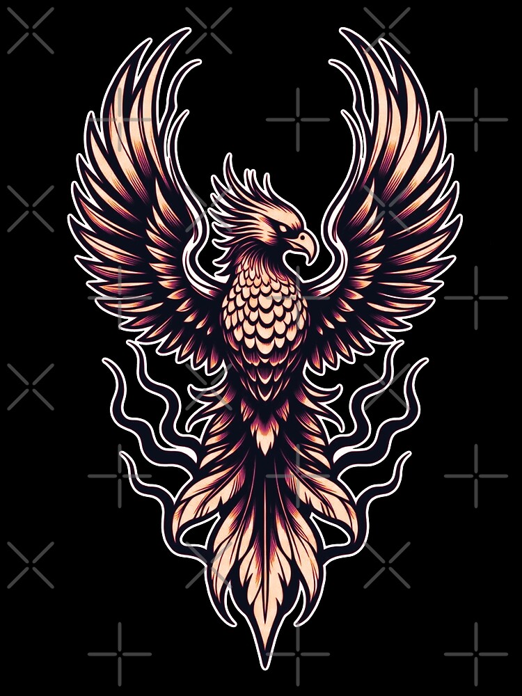 Thumbnail 3 of 3, Scarf, Phoenix designed and sold by RICHjeremay.