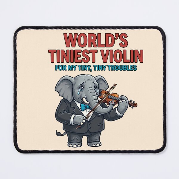 Item preview, Elephant Playing Tiniest Violin Suit  designed and sold by TeeARTHY.