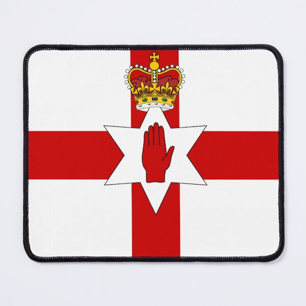 Item preview, Historical Irish Banner, Red Hand of Ulster, Ulster Flag designed and sold by CulturalCurios.