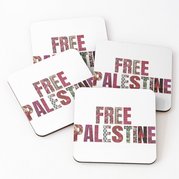 Item preview, Free Palestine - Tatreez Letters designed and sold by Qalam&Pixel.