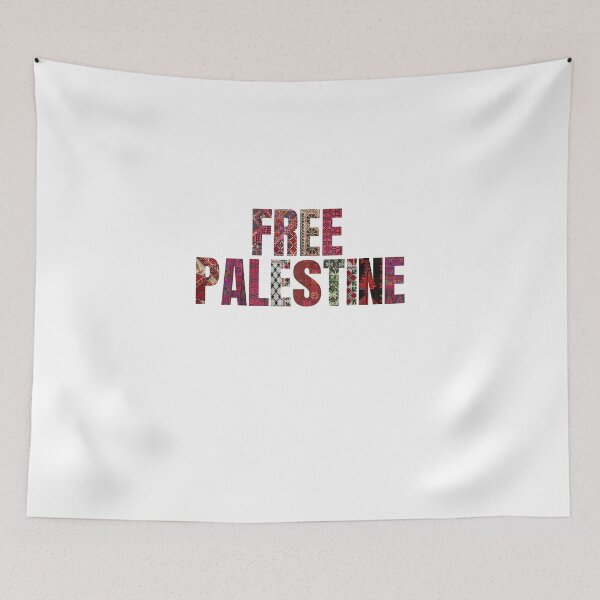 Item preview, Free Palestine - Tatreez Letters designed and sold by Qalam&Pixel.