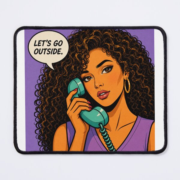 Item preview, Amethyst Pop Art Girl – Retro Comic Portrait designed and sold by SabraDD.