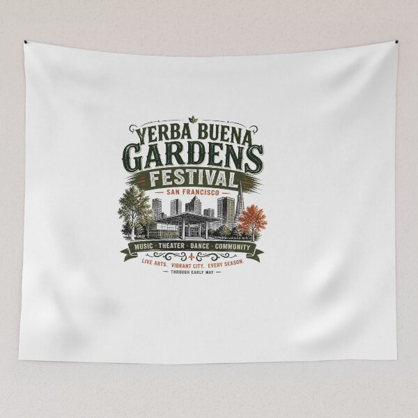 Item preview, Yerba Buena Gardens Festival – Arts Celebration Design designed and sold by Combat Skies.