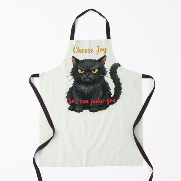 Item preview, Choose Joy Judgy Black Cat designed and sold by CAutumnTrapp.