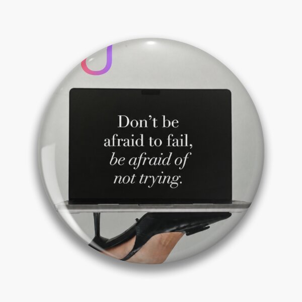 Item preview, Don't be afraid to fail, be afraid of not trying. designed and sold by Valiabeth.